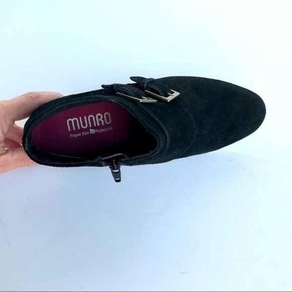 Munro Boots Drew Wedge Ankle Bootie 6M - Picture 6 of 9